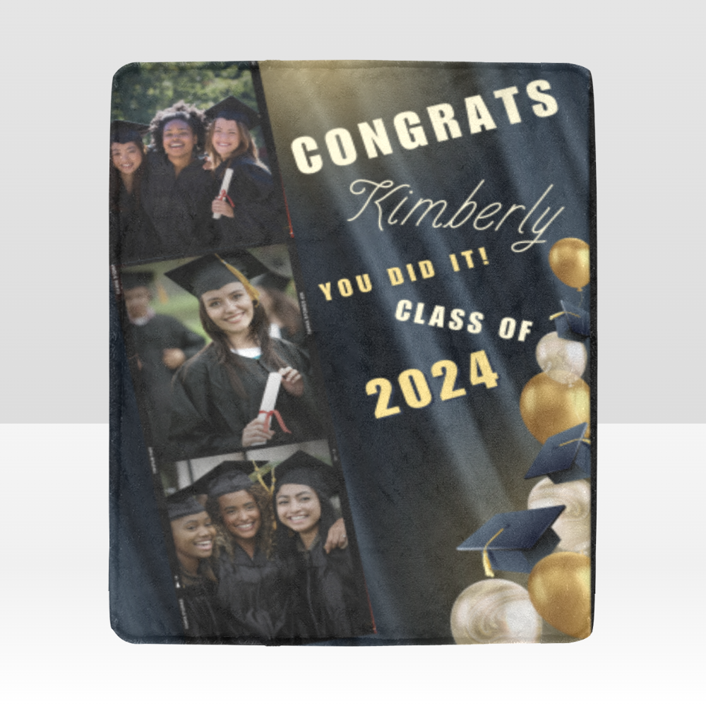 Graduation Fleece Blanket 40"x50"