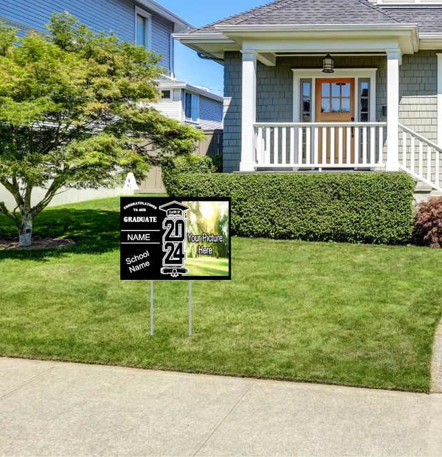 Custom Yard Sign w/ Metal Stake