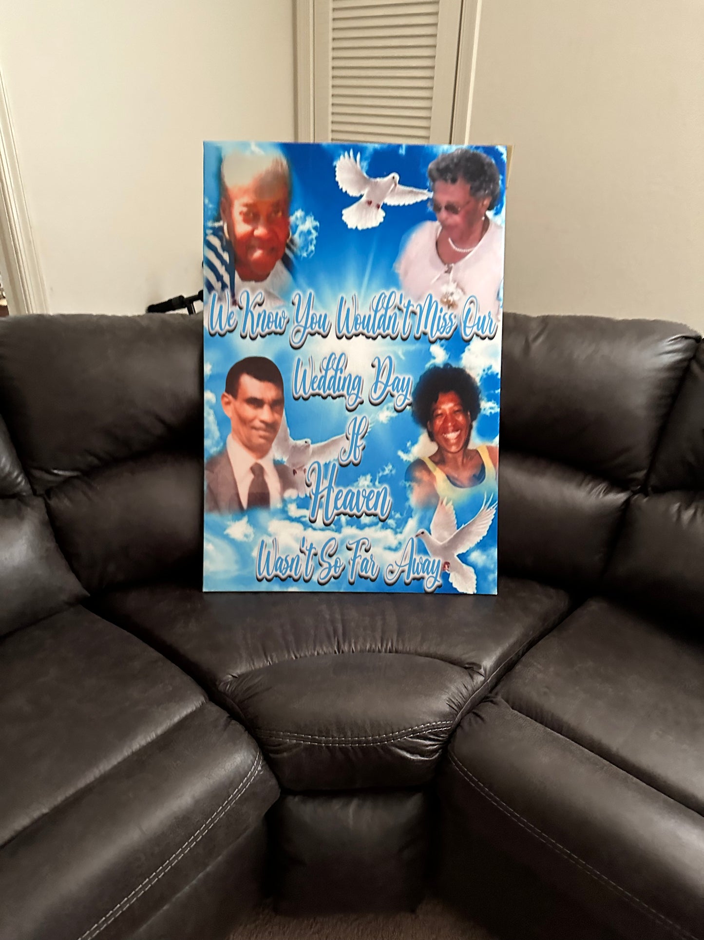 Custom Memorial Photo Canvas