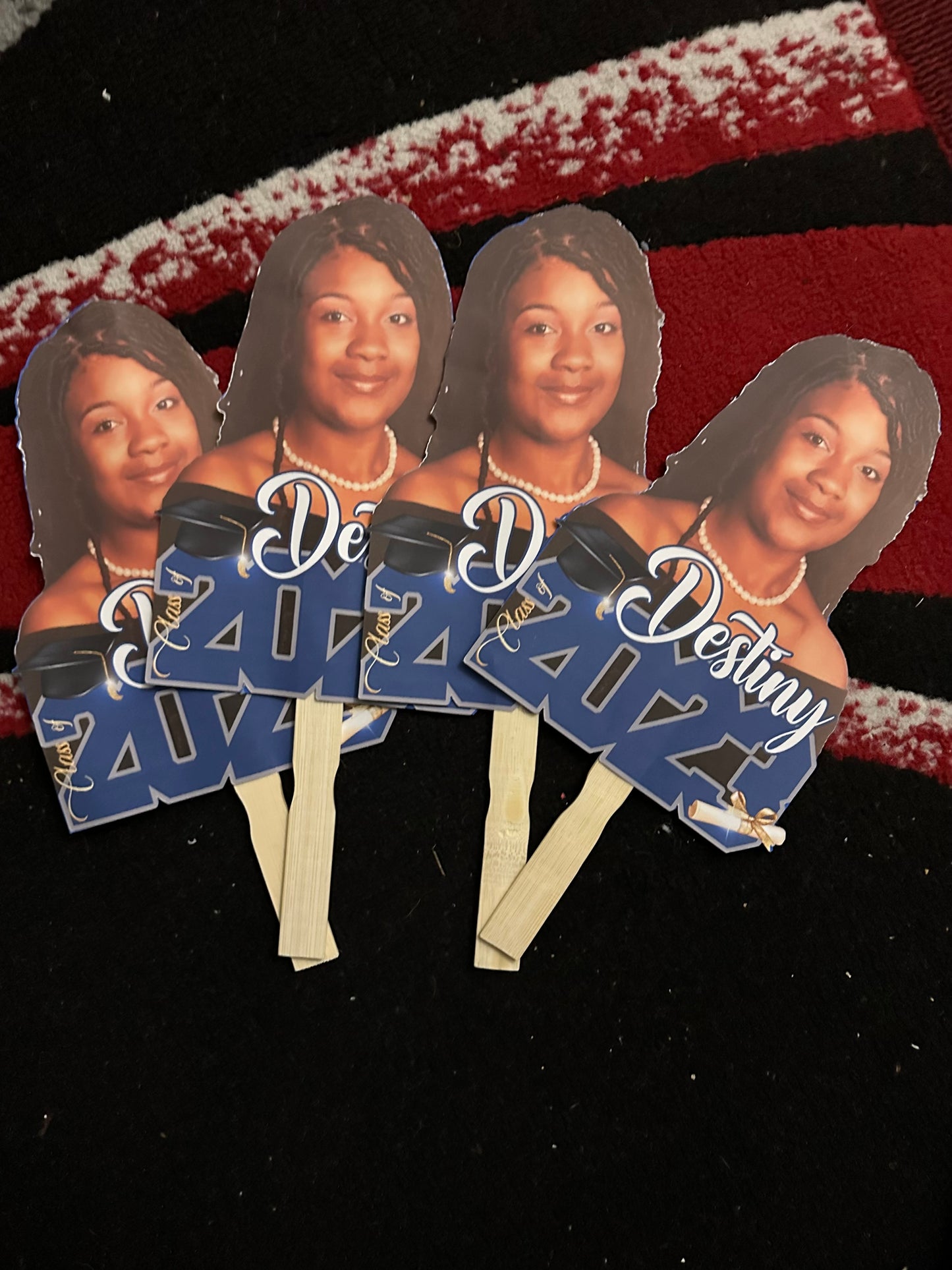 Graduation Cardstock Fans