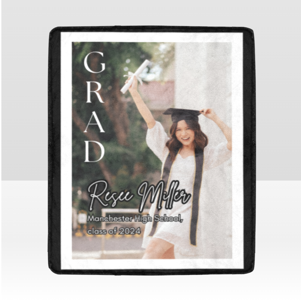 Graduation Fleece Blanket 40"x50"