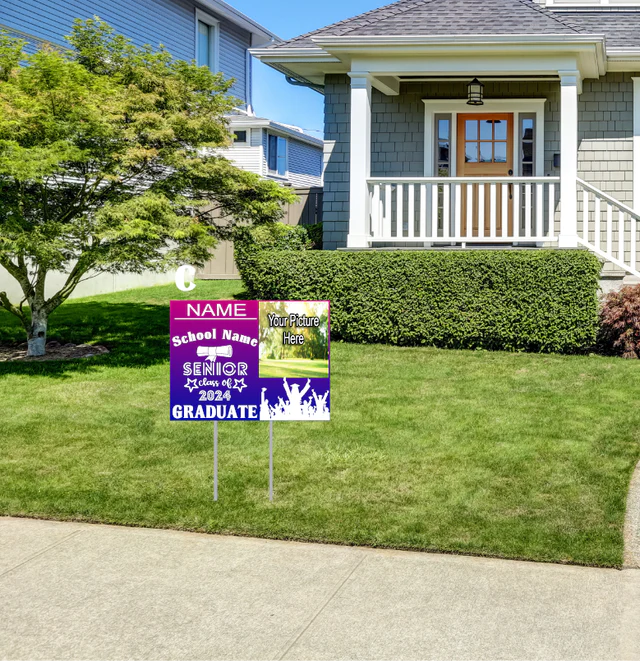 Custom Yard Sign w/ Metal Stake