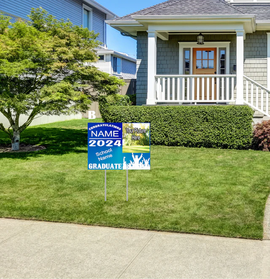 Custom Yard Sign w/ Metal Stake