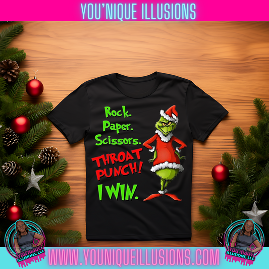 Grinch Rock Paper Scissors