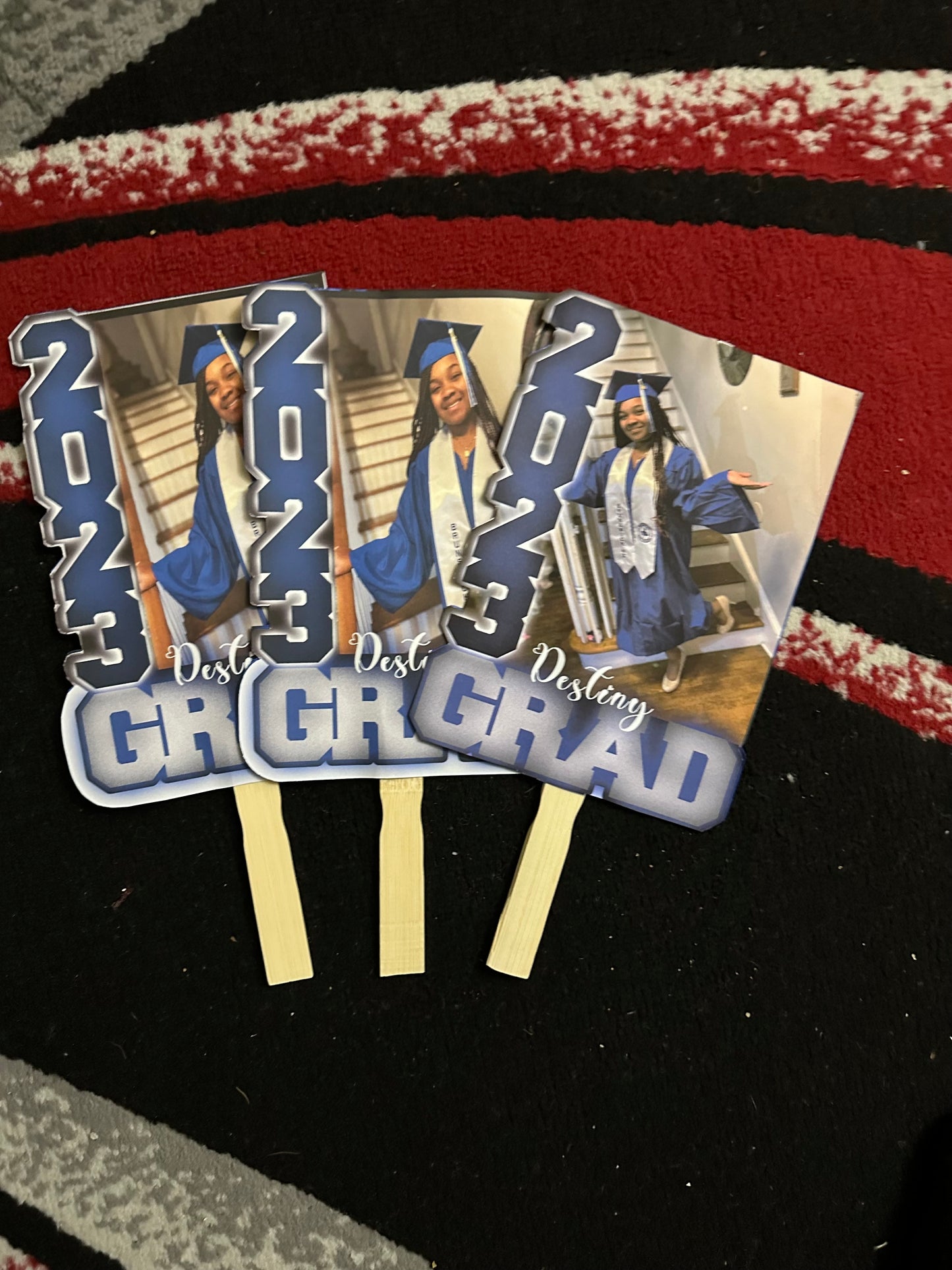 Graduation Cardstock Fans