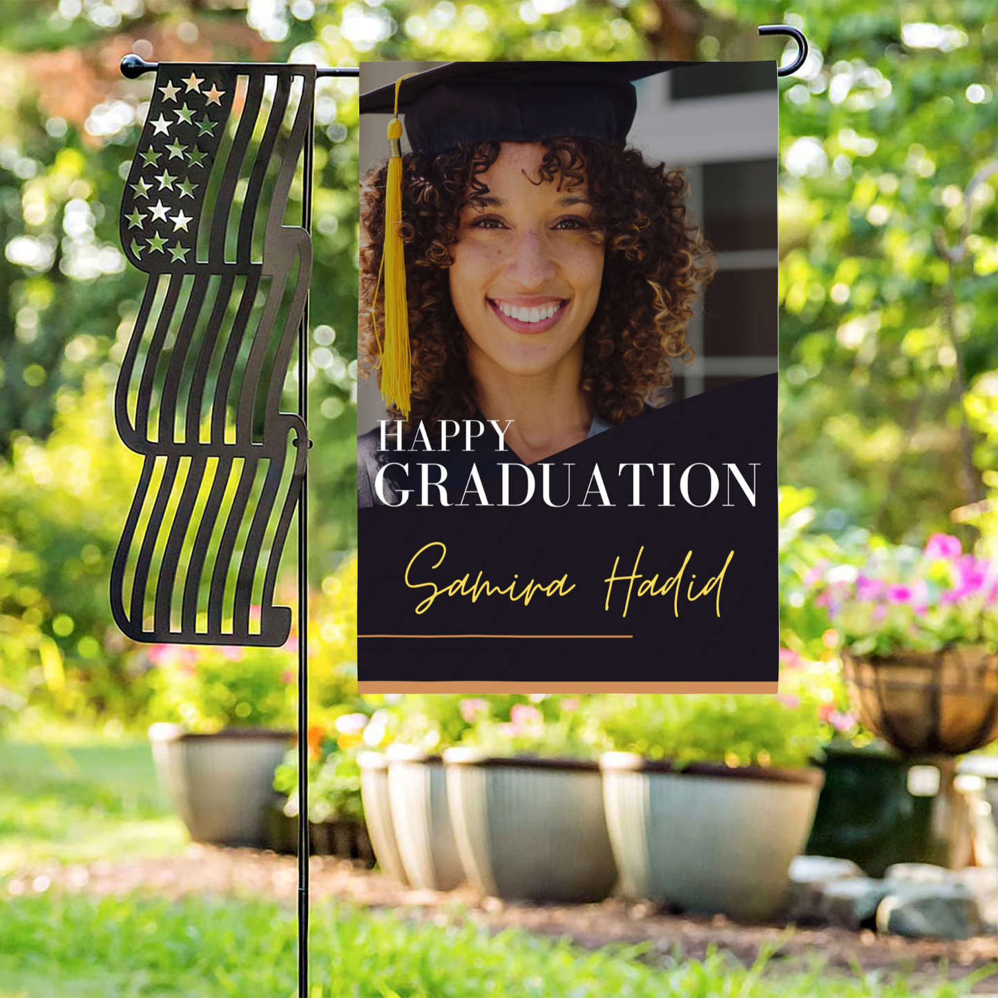 Graduation Garden Flag Garden Flag 28''x40'' (Without Flagpole)