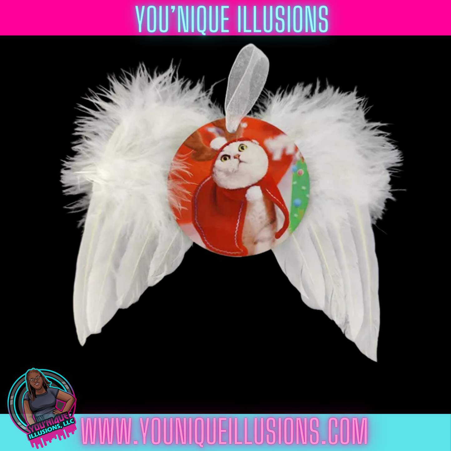 Angel Feather Wings Ornament