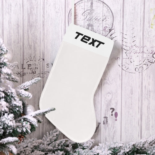 Christmas Stocking (Custom Text on The Top)