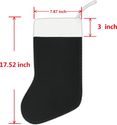 Christmas Stocking (Custom Text on The Top)