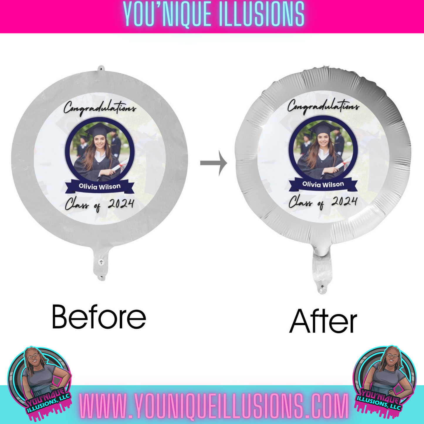 Custom Graduation Foil Balloon (18inch)