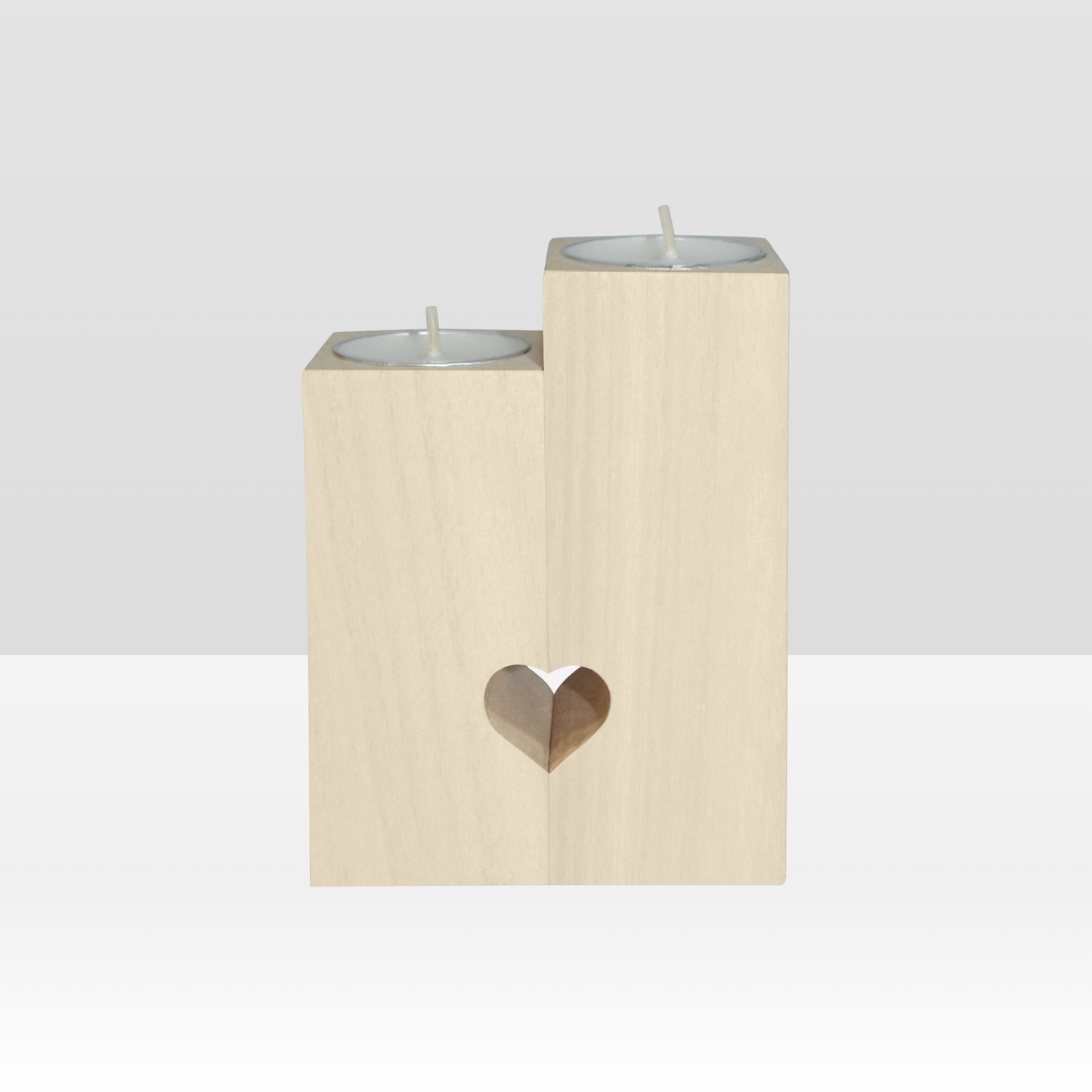 Memorial Wooden Candle Holder (Without Candle)