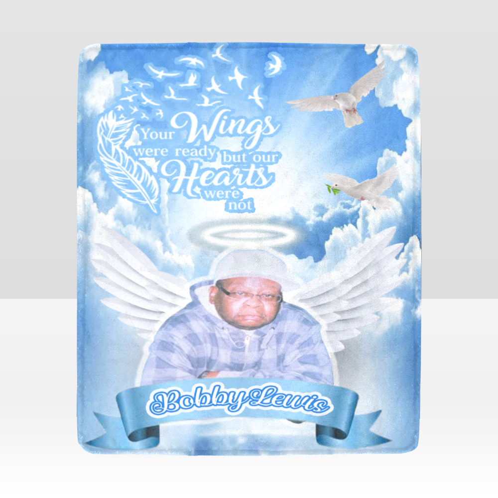 Custom Memorial Ultra-Soft Micro Fleece Blanket