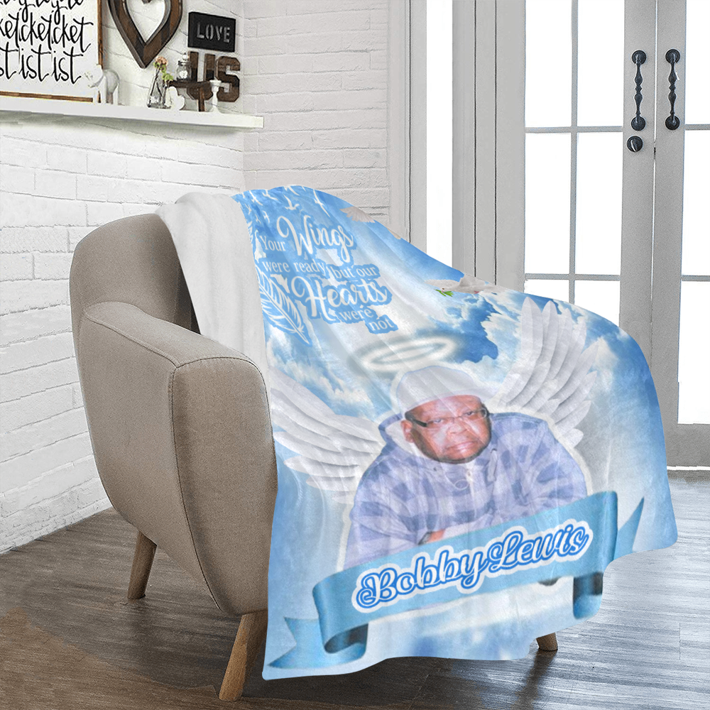 Custom Memorial Ultra-Soft Micro Fleece Blanket