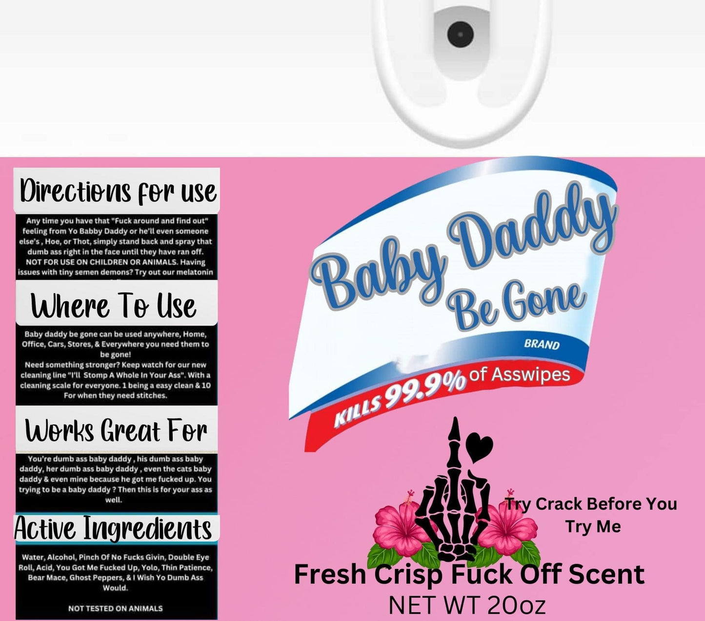 Baby Daddy Be Gone Tumbler