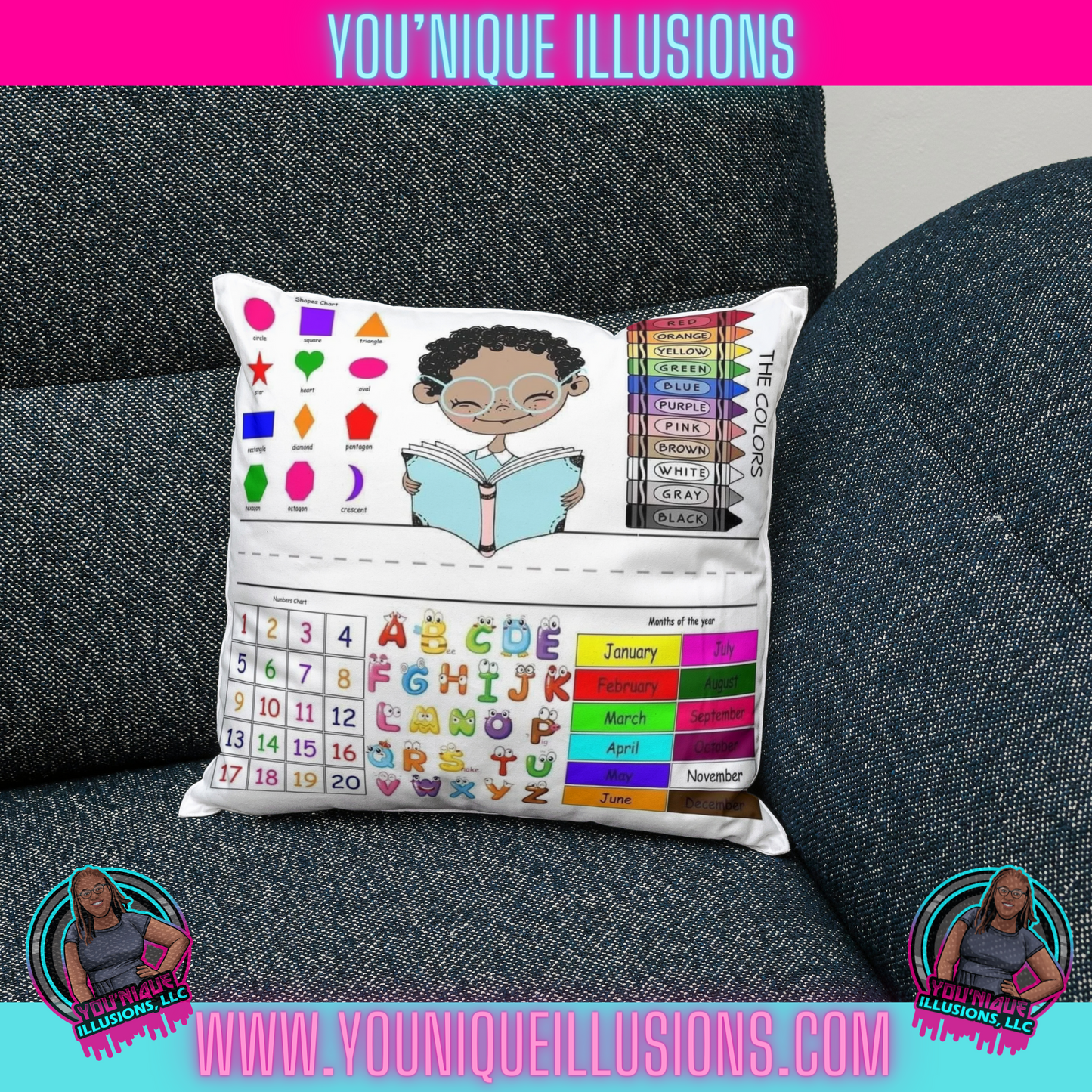 Custom Learning Pillow