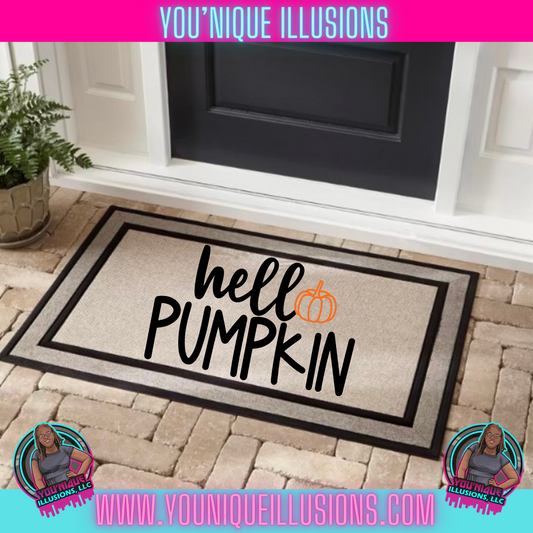 Hello Pumpkin Doormat