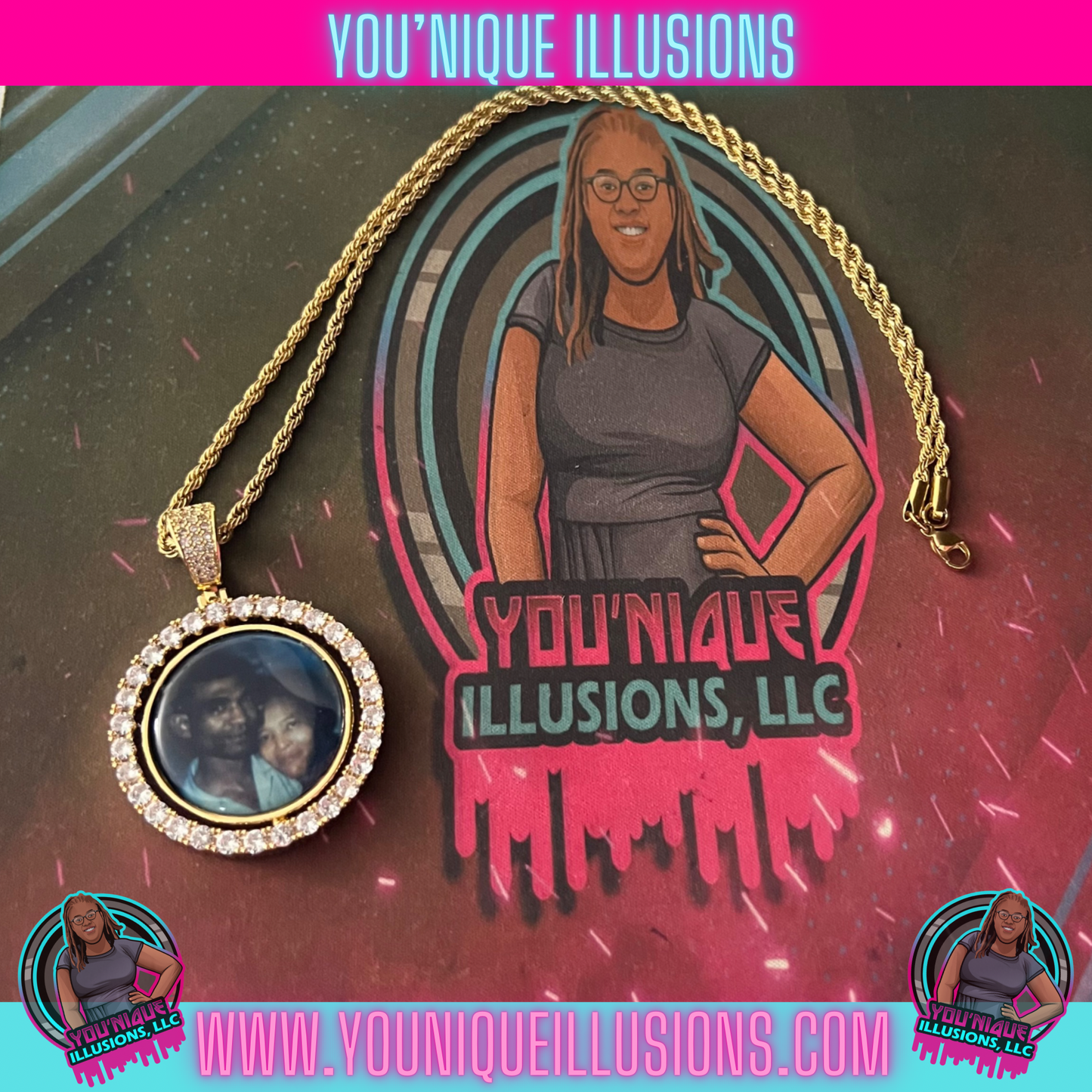 Custom Photo Necklace