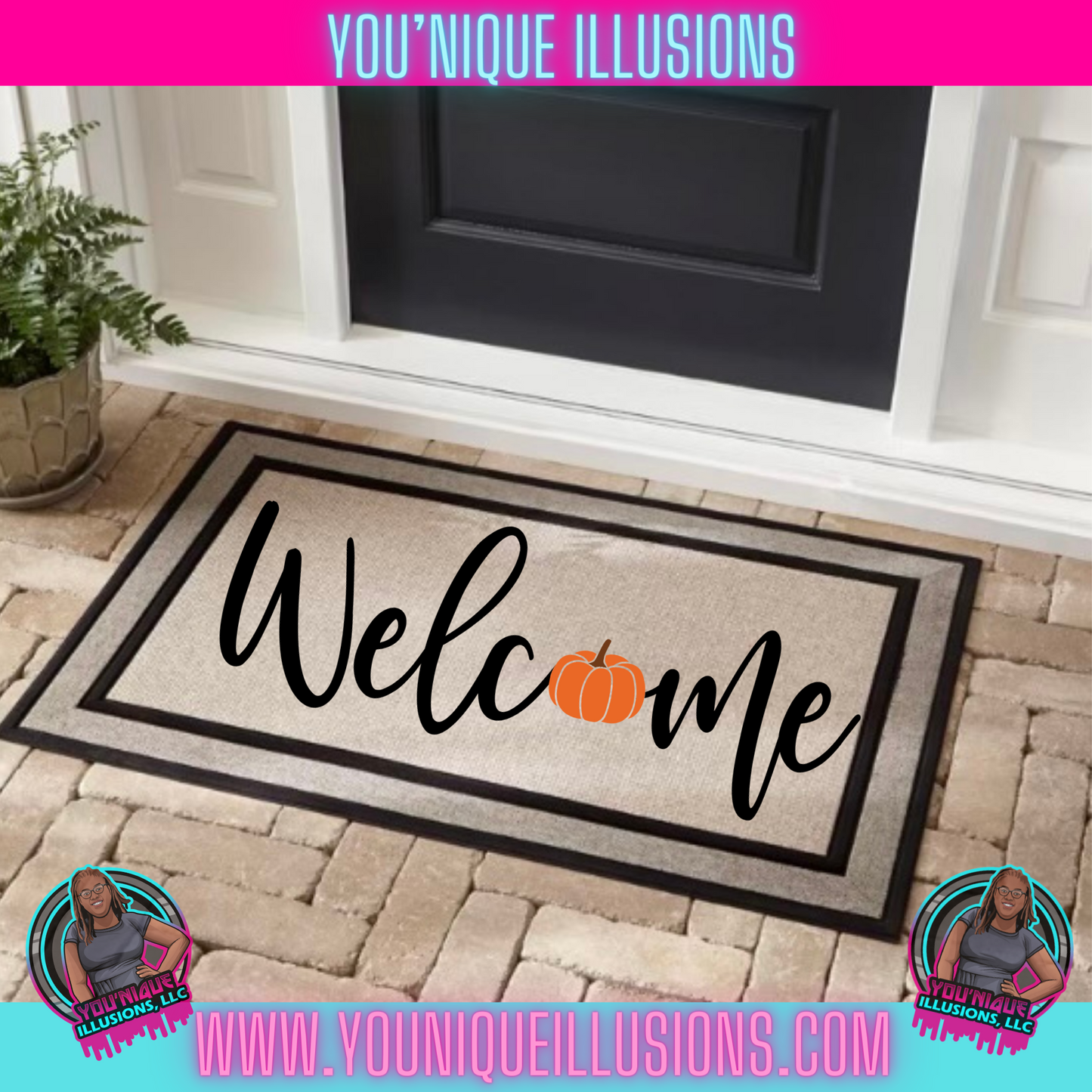 Pumpkin Welcome Doormats