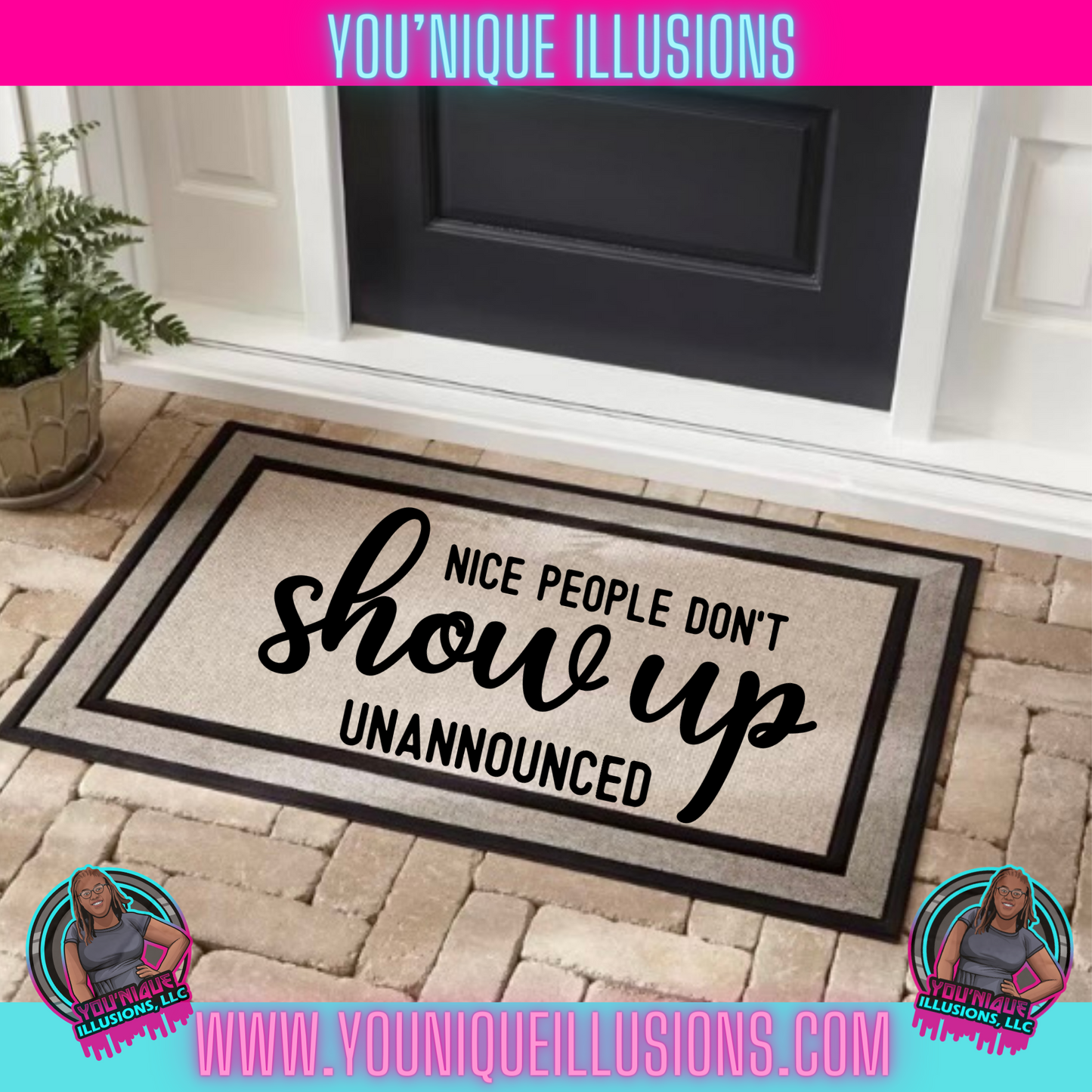 Nice People Doormat