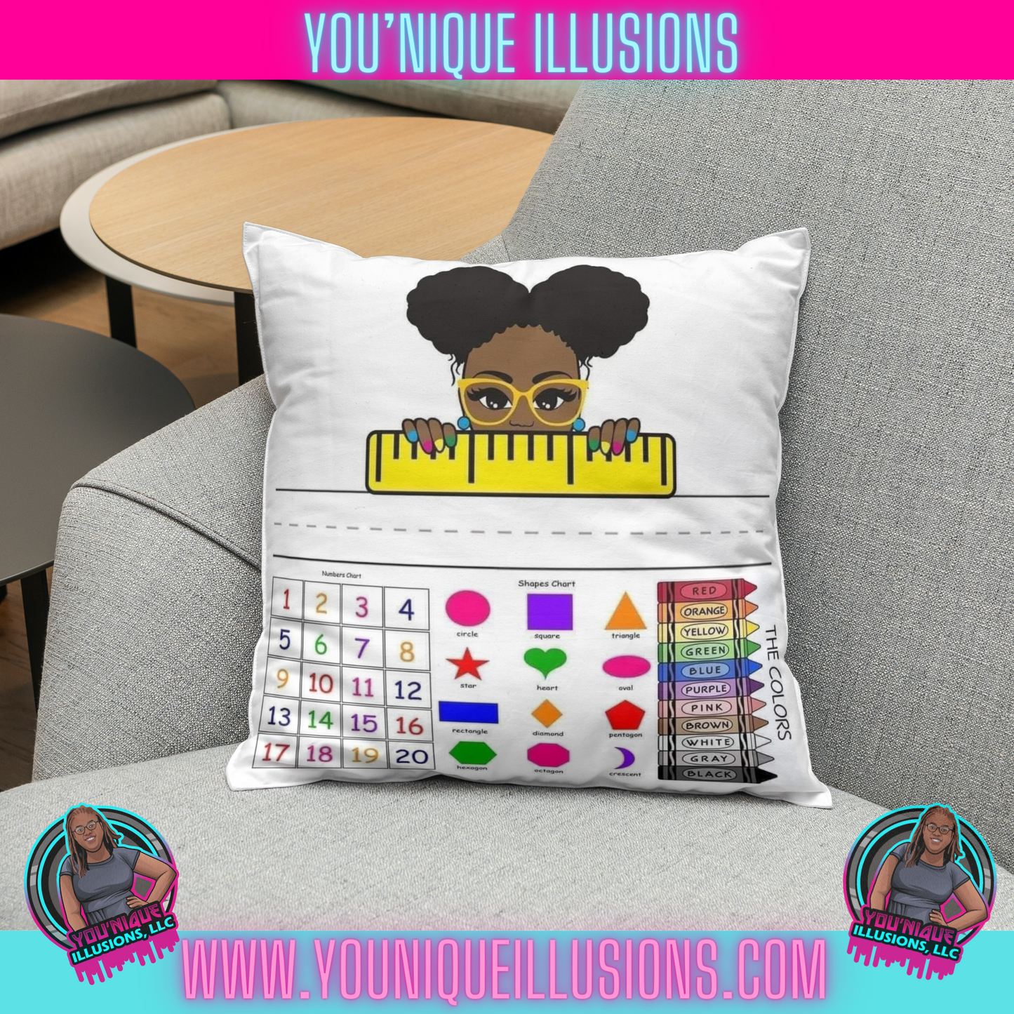 Custom Learning Pillow