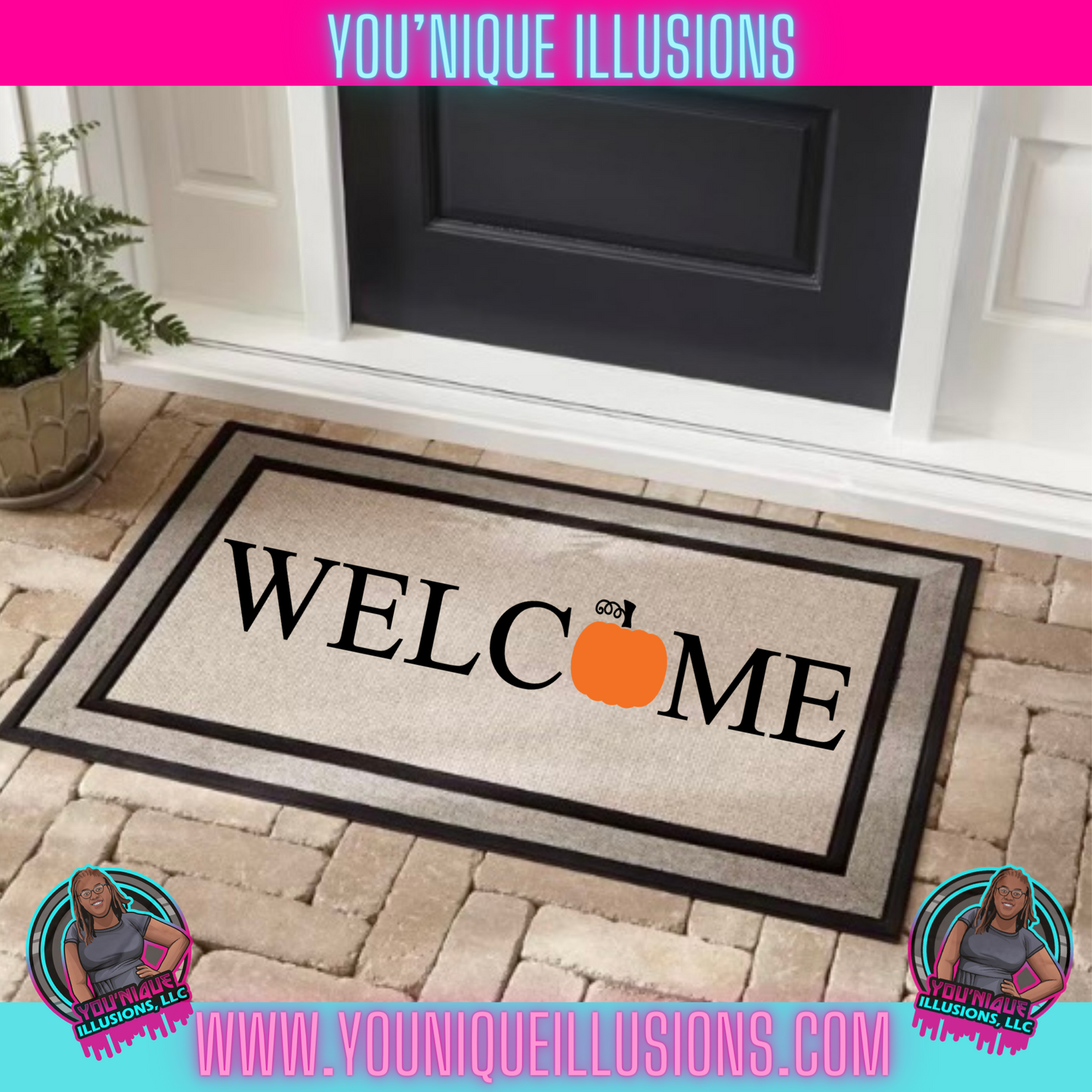 Pumpkin Welcome Doormats