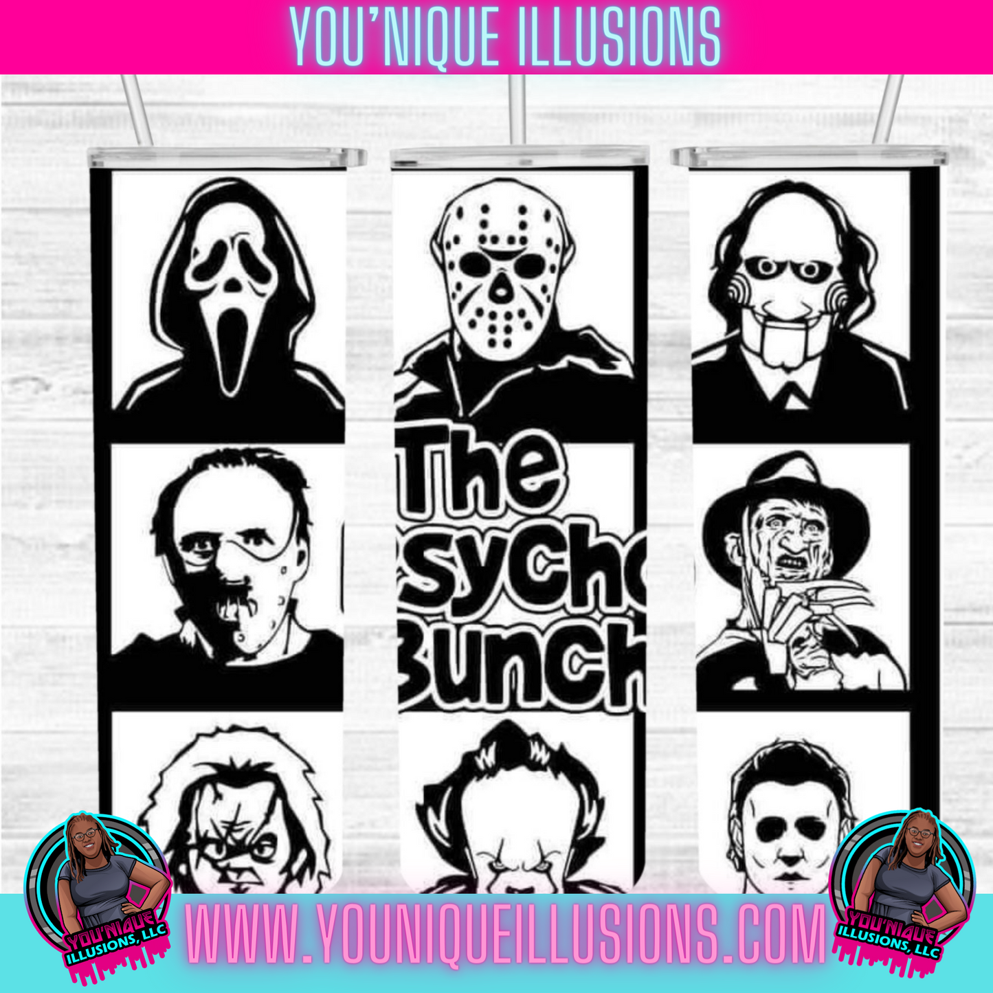 The Psycho Bunch Tumbler