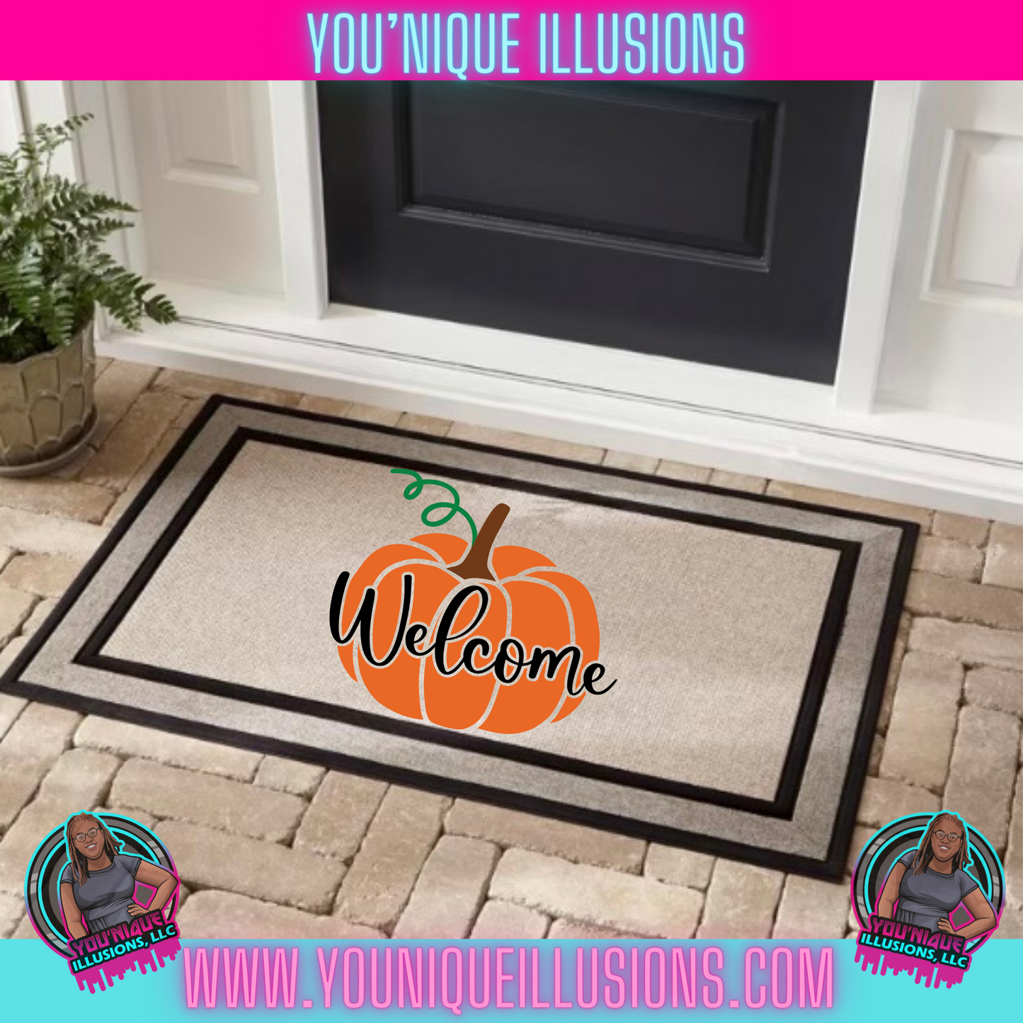 Pumpkin Welcome Doormats