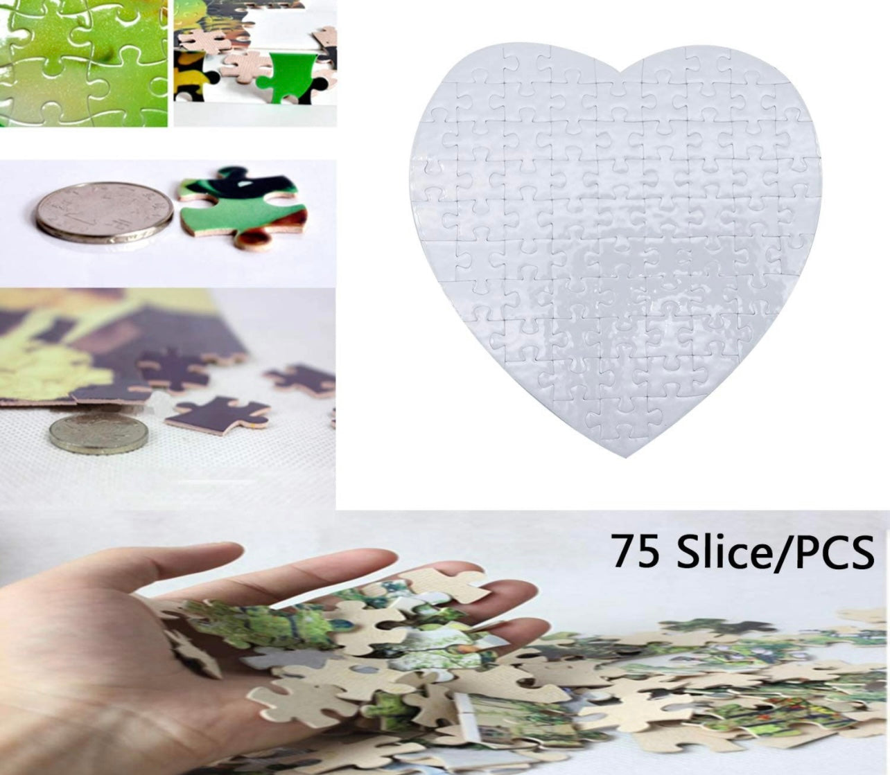 Custom Heart-shaped Jigsaw Puzzle