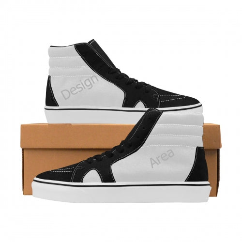 Custom Women's High Top Skateboarding Shoes (Model E001-1)