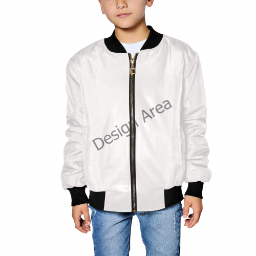 Custom Kids' All Over Print Bomber Jacket (Model H40)