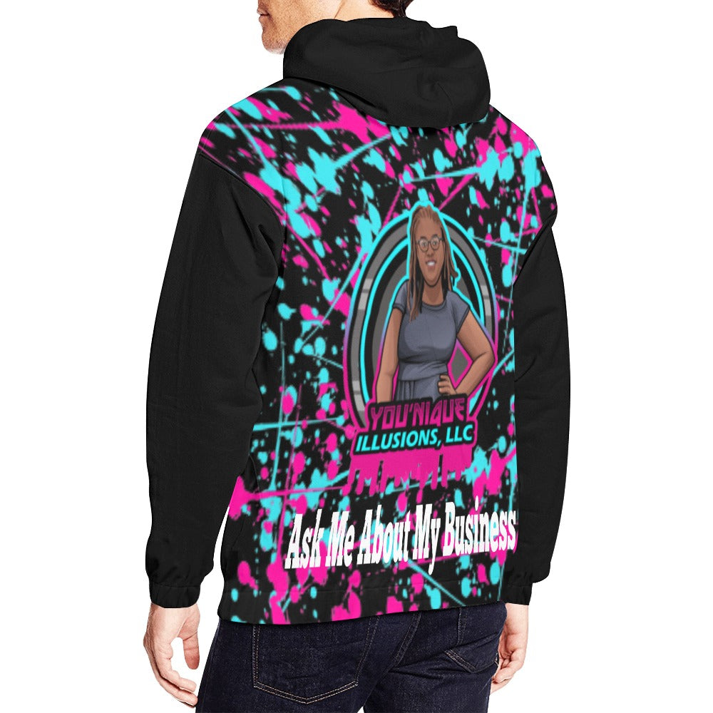 Custom All Over Print Hoodie for Men (USA Size)