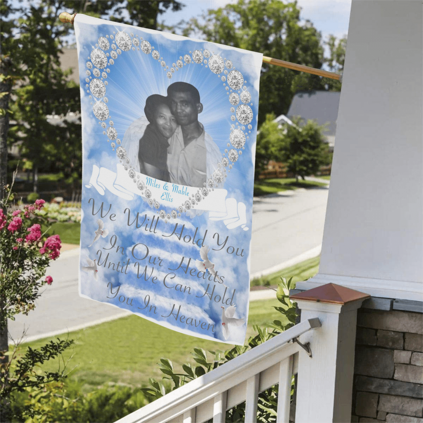 Remembrance Custom Garden Flag