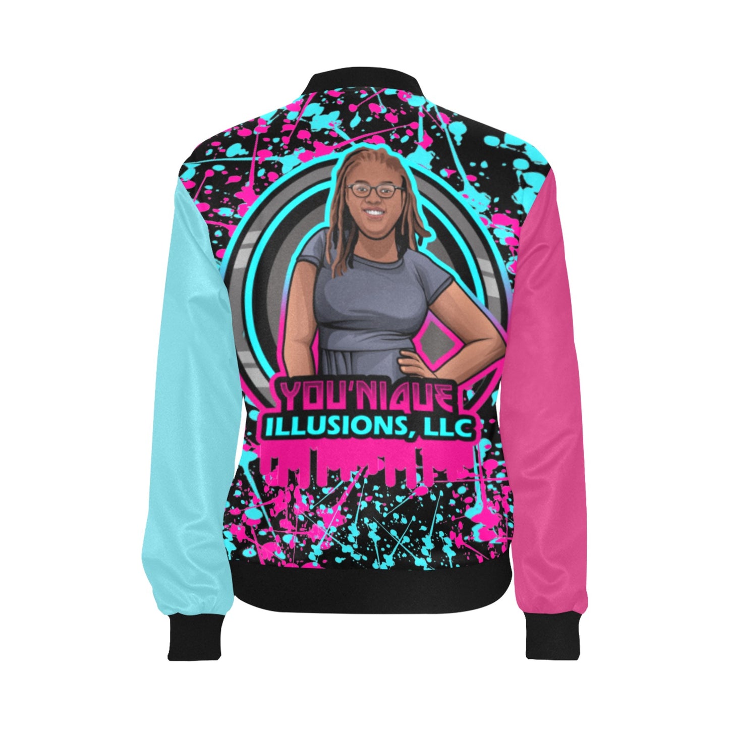 Custom All Over Print Bomber Jacket for Women (Model H36)