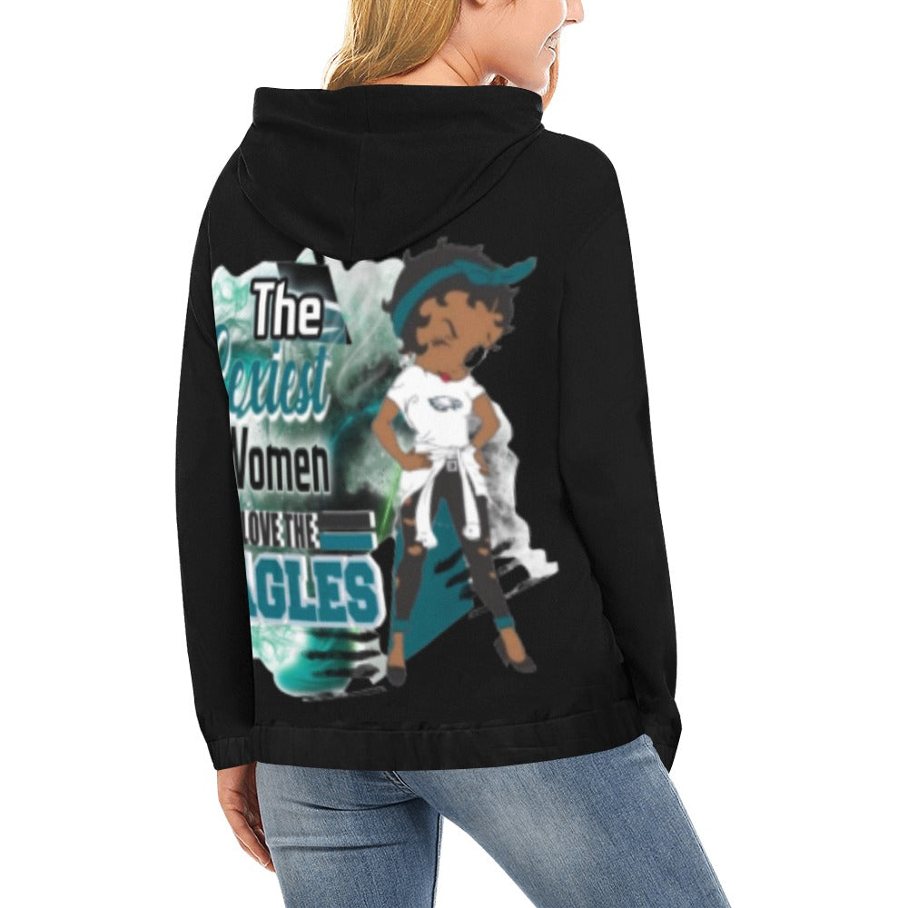 Custom All Over Print Hoodie for Women (USA Size) (Model H13)