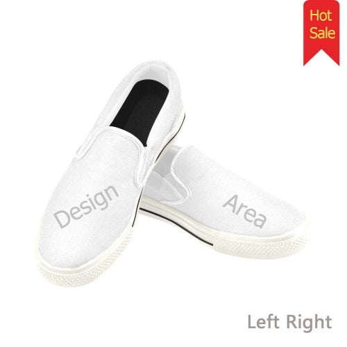 Custom Women's Slip-on Canvas Shoes (Model 019)